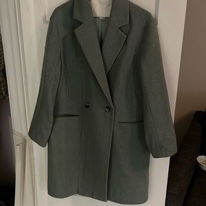 Oversized club Monaco wool jacket